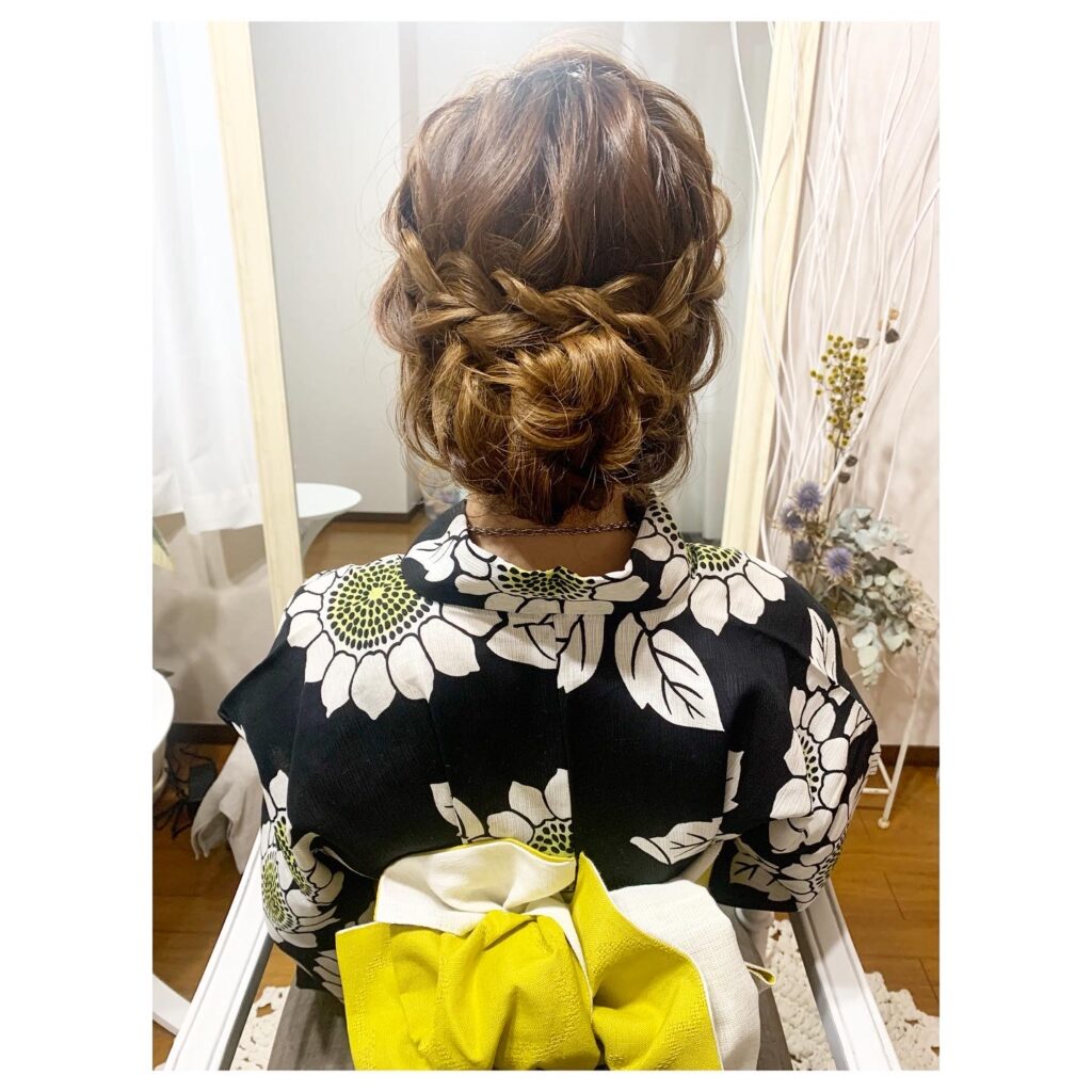 ヘアセット♡浴衣着付け(レンタルしてます^^)