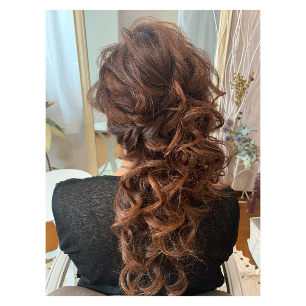 -+-+ サイド アレンジ Hair set +-+-