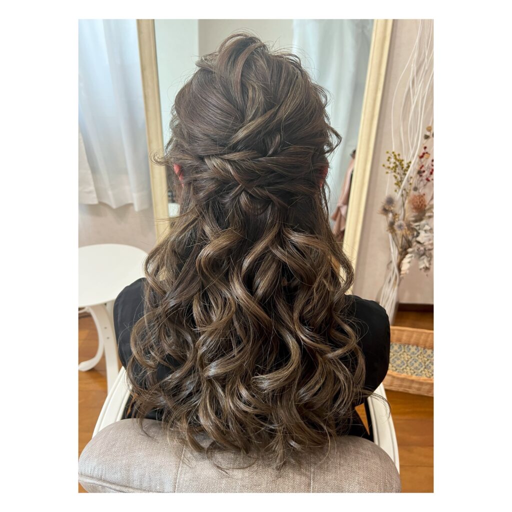 GW 結婚式ヘアセット♪